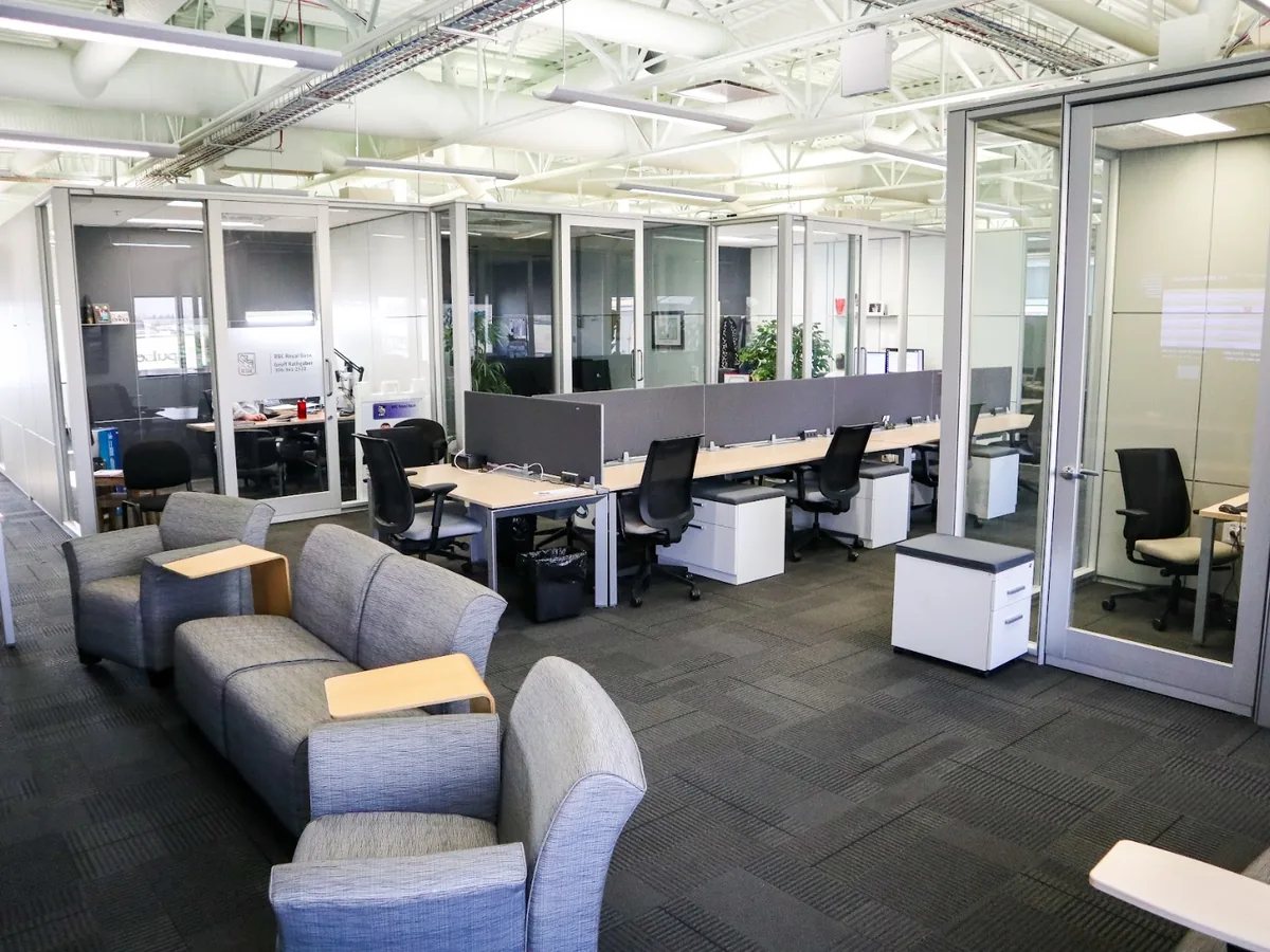 Inside the CENTURY 21 Fusion office in Saskatoon